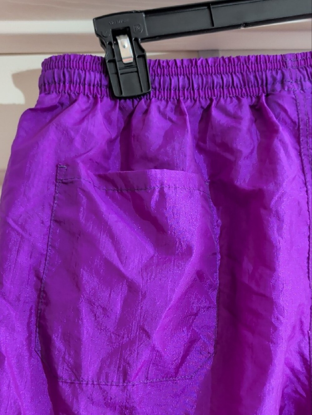 Umbro Purple Athletic Shorts with Black Trim - Picture 7 of 10